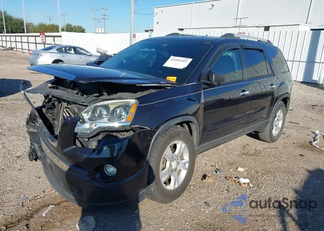 2010 GMC Acadia Sle from USA, damaged, VIN 1GKLRLED8AJ184328
